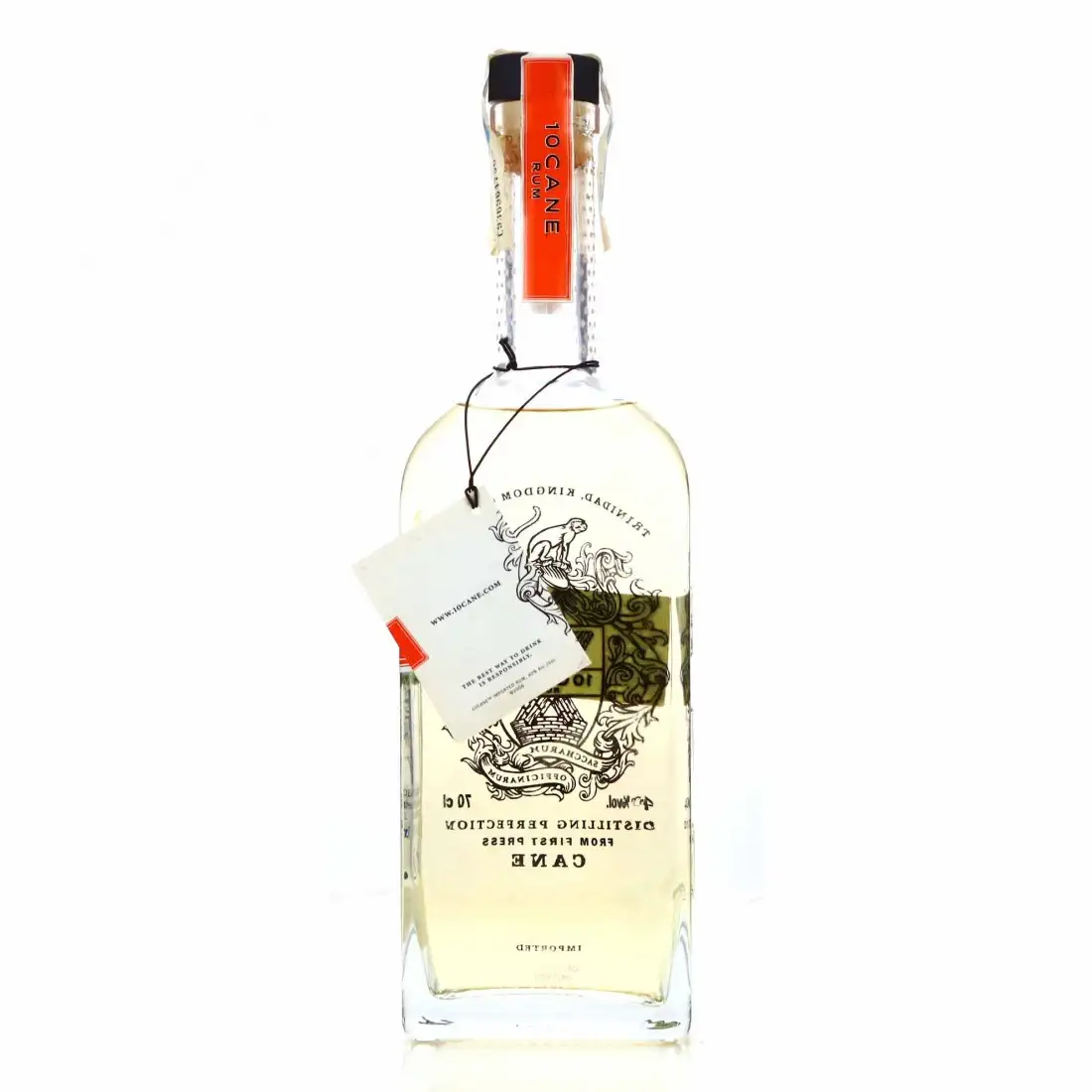 Hochauflösendes Bild von Ten Cane 10 Cane Rum White