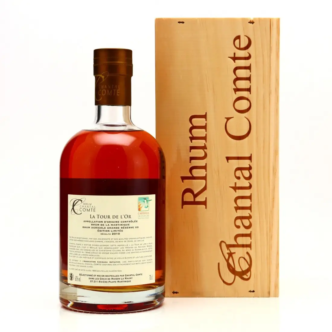 Hochauflösendes Bild von Rhum Chantal Comte Maison La Mauny La Tour de L'or 2010