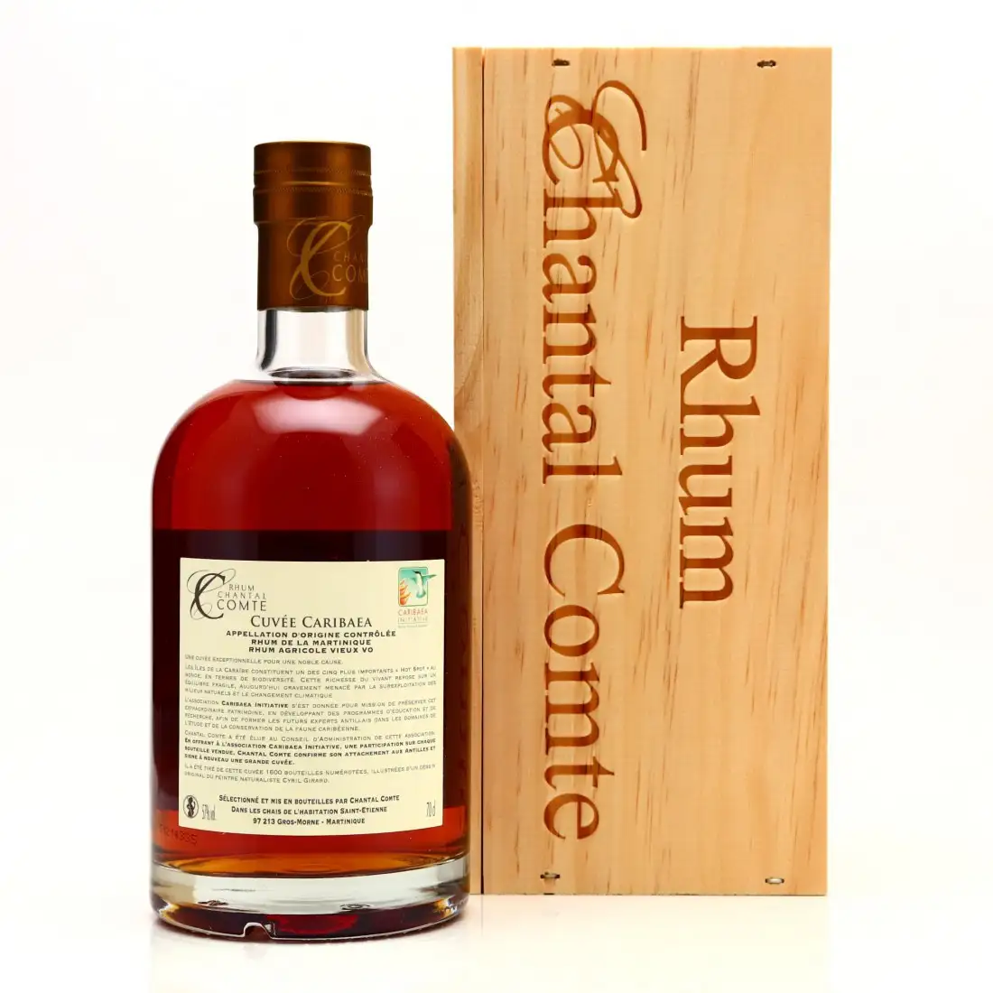 Hochauflösendes Bild von Rhum Chantal Comte HSE Cuvée Caribaea Rhum Vieux Agricole VO 2017