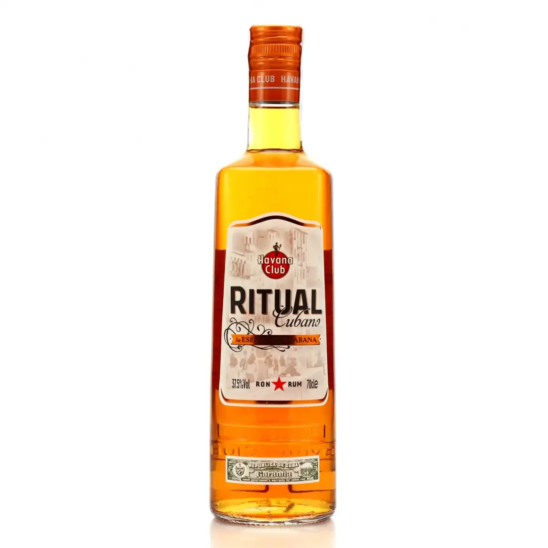 Bottle of Havana Club Ritual Cubano