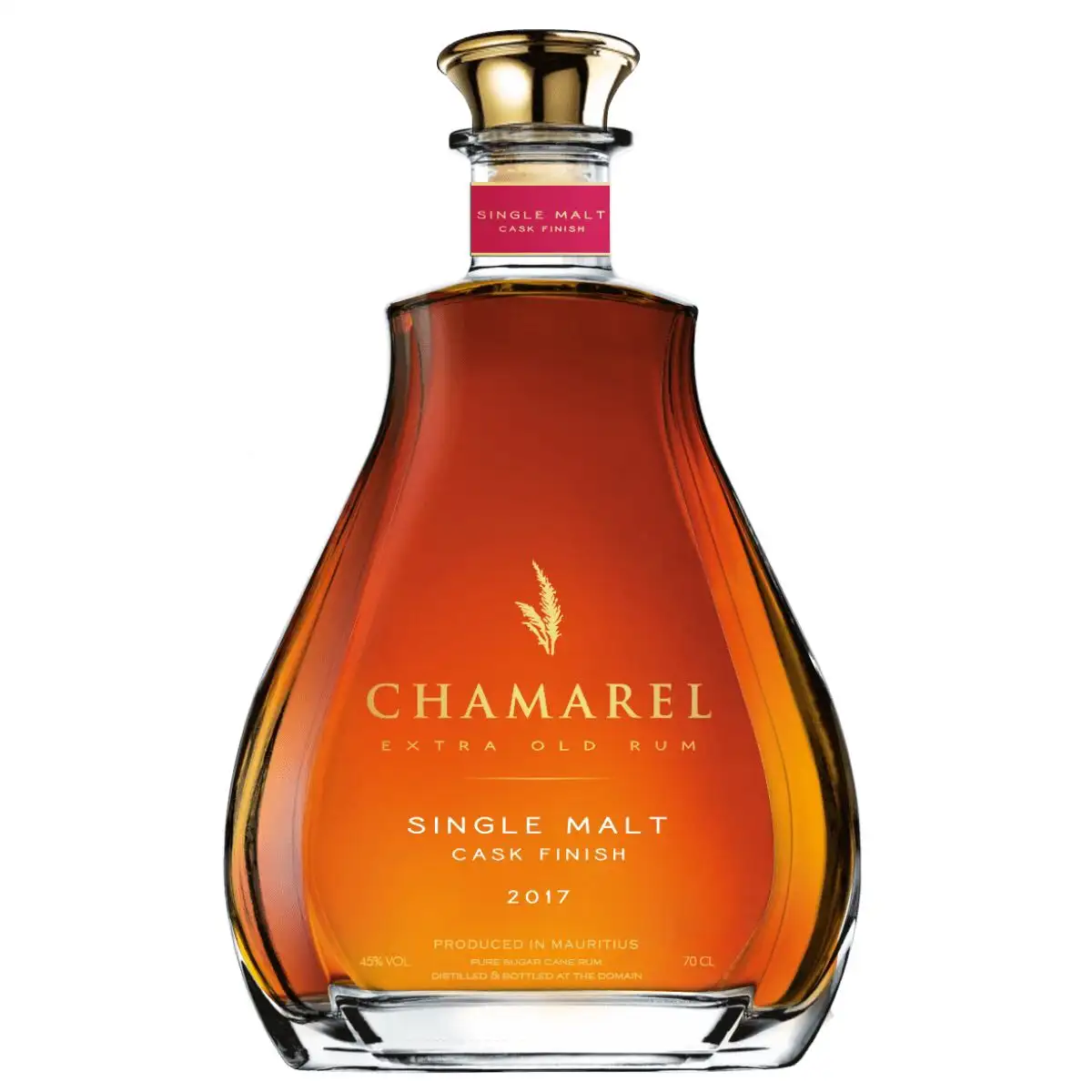 Bottle of Chamarel XO Single Malt Finish