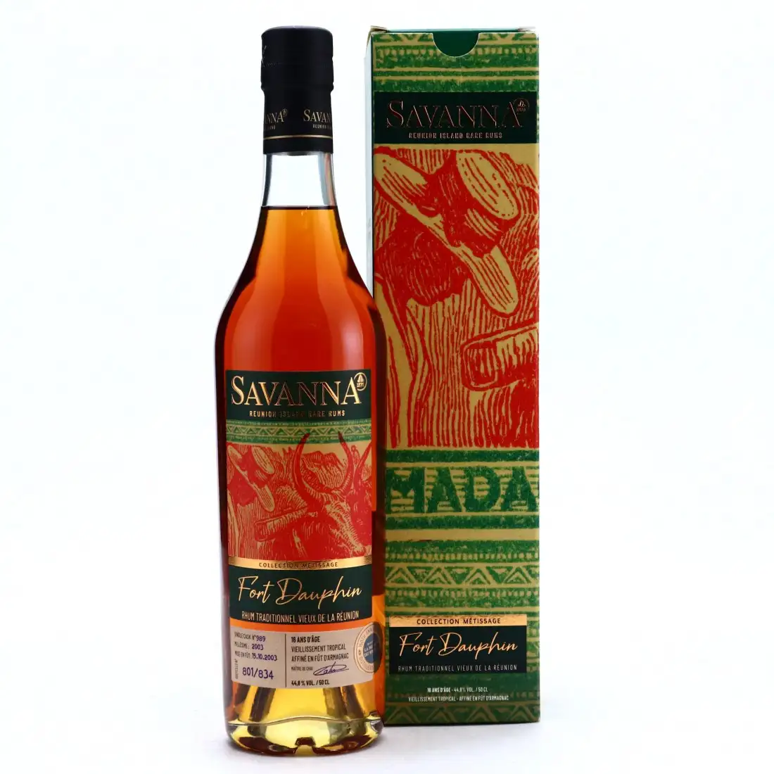 Bottle of Savanna Collection Métissage Fort Dauphin 2003