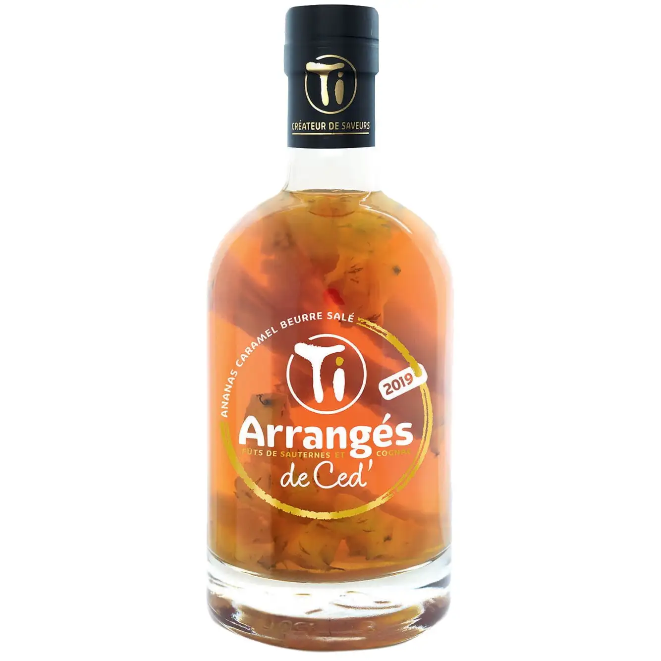 Bottle of Ti Arrangés de Ced‘ Ananas Caramel Beurre Salé (Whisky) Les Rhums de Ced 2021