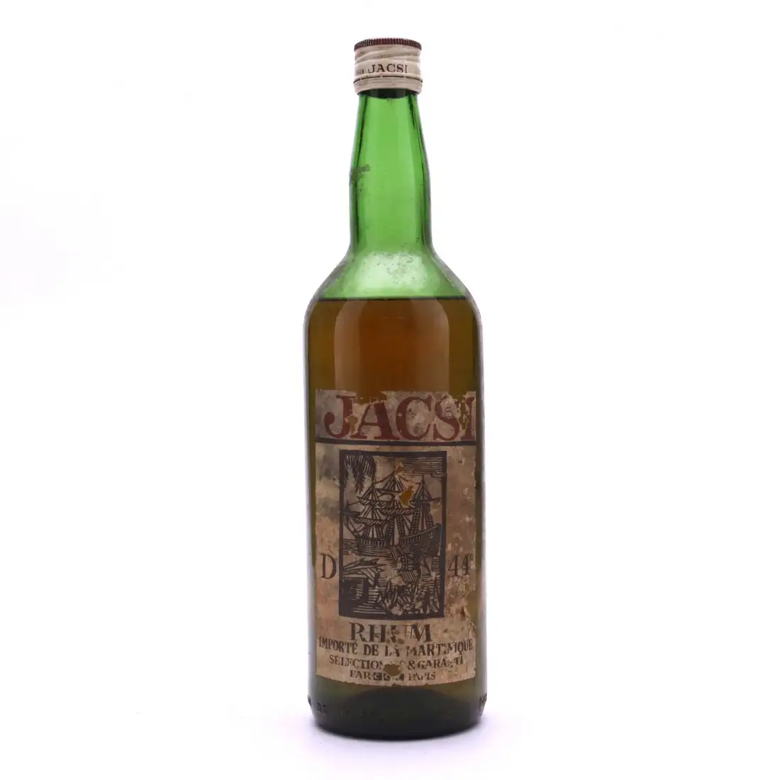 Bottle of J&S Violet Rhum Jacsi D 44 1960