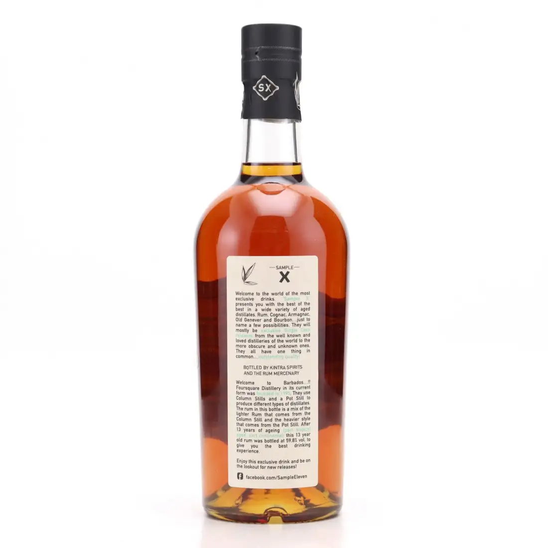 Hochauflösendes Bild von The Rum Mercenary &amp; Kintra Foursquare Sample X Foursquare Distillery 2007