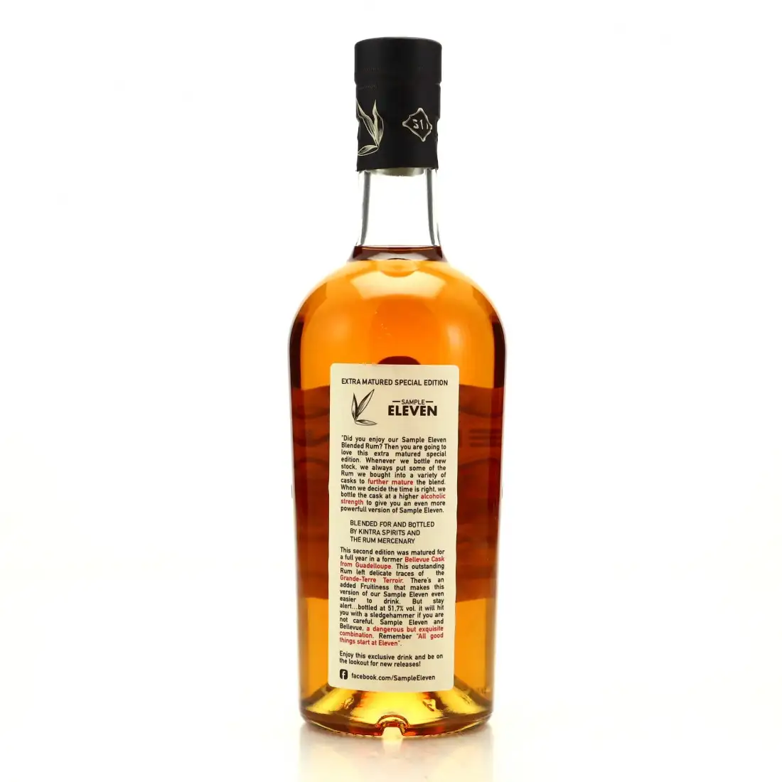 Hochauflösendes Bild von The Rum Mercenary & Kintra Sample Eleven Extra Matured (Délicate and dangerous)