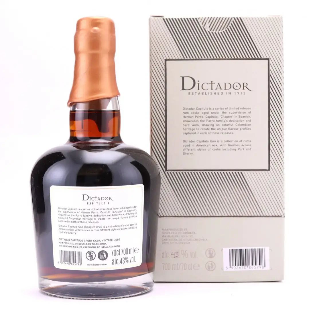 High resolution image of Dictador Capitulo 1 Port Cask 2000